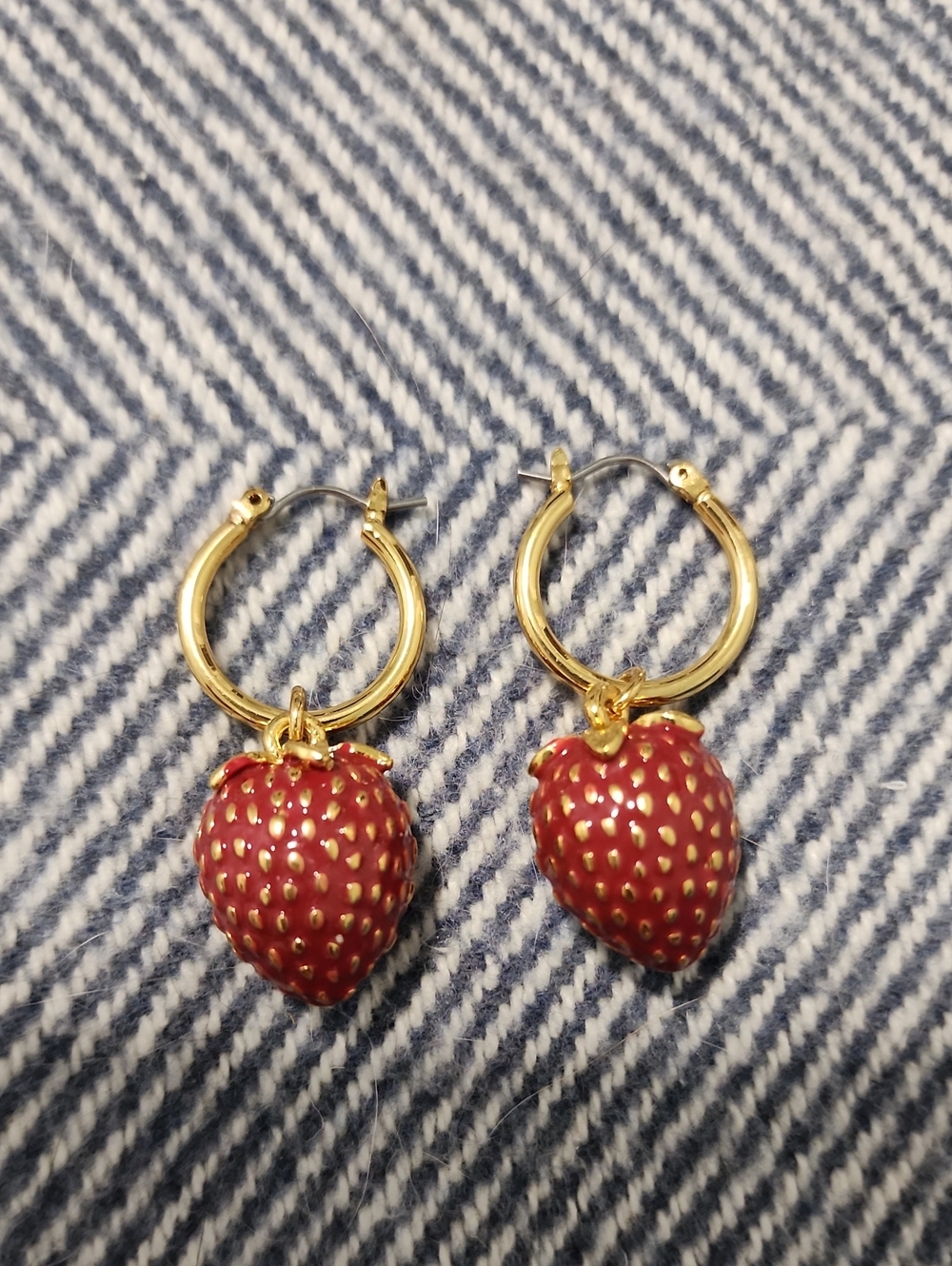 Kenneth Jay Lane Strawberry Earrings
